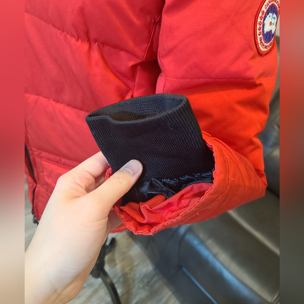 Canada Goose Red Puffer Jacket - Picture 7 of 14